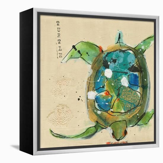 Chentes Turtle Light-Kellie Day-Framed Stretched Canvas