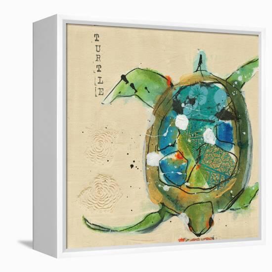 Chentes Turtle Light-Kellie Day-Framed Stretched Canvas