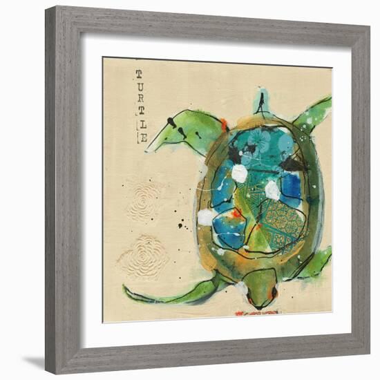 Chentes Turtle Light-Kellie Day-Framed Art Print