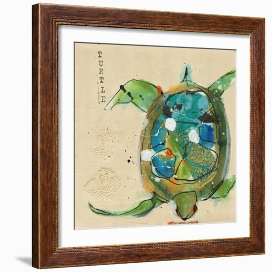 Chentes Turtle Light-Kellie Day-Framed Art Print