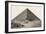 Cheops Pyramid and Camels-null-Framed Art Print