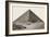 Cheops Pyramid and Camels-null-Framed Art Print