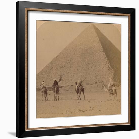 'Cheops, the Greatest of the Pyramids, Egypt', 1896-Unknown-Framed Photographic Print