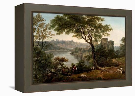 Chepstow Castle, Monmouthshire (Oil on Canvas)-John Glover-Framed Premier Image Canvas