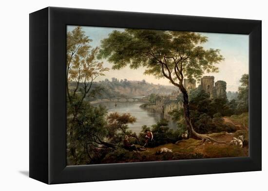 Chepstow Castle, Monmouthshire (Oil on Canvas)-John Glover-Framed Premier Image Canvas