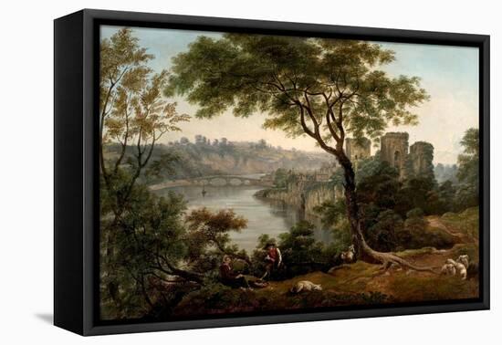 Chepstow Castle, Monmouthshire (Oil on Canvas)-John Glover-Framed Premier Image Canvas