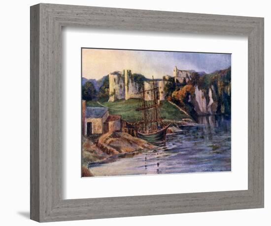 Chepstow Castle, Monmouthshire, Wales, 1924-1926-Catharine Chamney-Framed Giclee Print