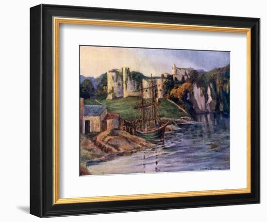 Chepstow Castle, Monmouthshire, Wales, 1924-1926-Catharine Chamney-Framed Giclee Print