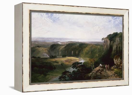 Chepstow from the Windcliff, 1853-George Vicat Cole-Framed Premier Image Canvas