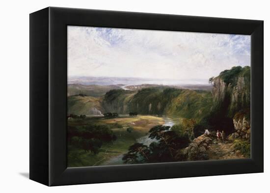 Chepstow from the Windcliff, 1853-George Vicat Cole-Framed Premier Image Canvas