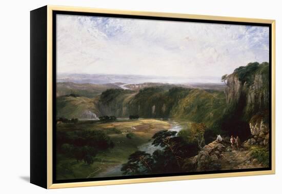 Chepstow from the Windcliff, 1853-George Vicat Cole-Framed Premier Image Canvas