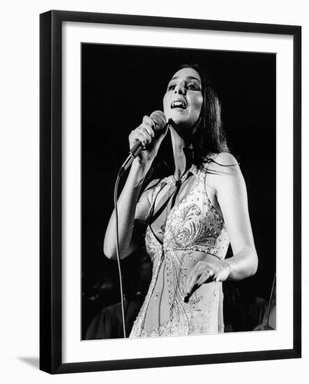 Cher in Tune-null-Framed Art Print