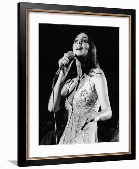 Cher in Tune-null-Framed Art Print