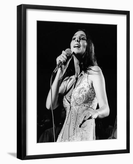 Cher in Tune-null-Framed Art Print