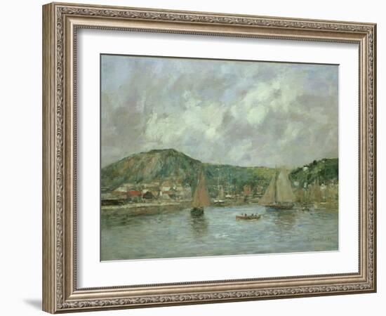 Cherbourg, 1883-Eugène Boudin-Framed Giclee Print