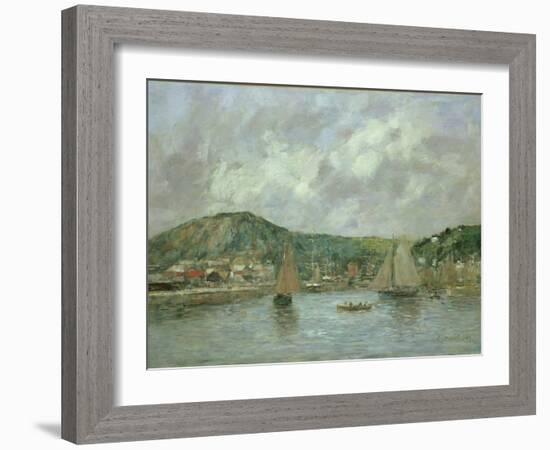 Cherbourg, 1883-Eugène Boudin-Framed Giclee Print