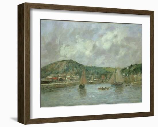 Cherbourg, 1883-Eugène Boudin-Framed Giclee Print