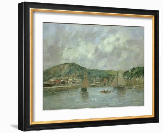 Cherbourg, 1883-Eugène Boudin-Framed Giclee Print