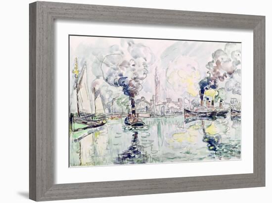 Cherbourg, 1931-Paul Signac-Framed Giclee Print