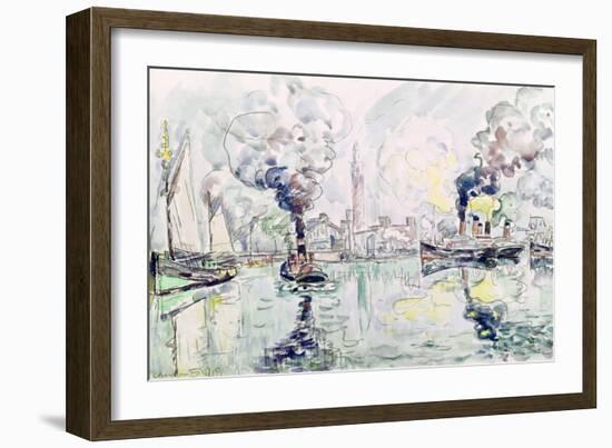 Cherbourg, 1931-Paul Signac-Framed Giclee Print