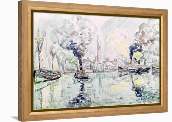 Cherbourg, 1931-Paul Signac-Framed Premier Image Canvas