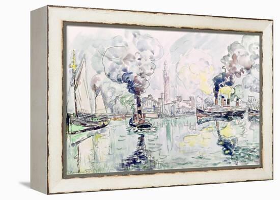 Cherbourg, 1931-Paul Signac-Framed Premier Image Canvas