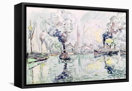 Cherbourg, 1931-Paul Signac-Framed Premier Image Canvas