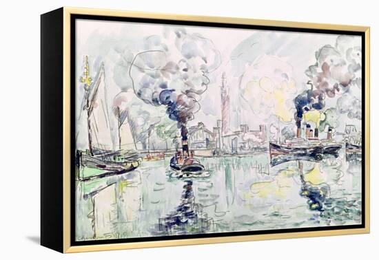 Cherbourg, 1931-Paul Signac-Framed Premier Image Canvas