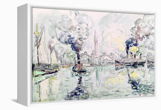 Cherbourg, 1931-Paul Signac-Framed Premier Image Canvas