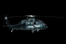 Helicopter Hologram. Military and Technology Concept-cherezoff-Photographic Print