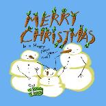 Snowmen Family Christmas-Cherie Roe Dirksen-Giclee Print