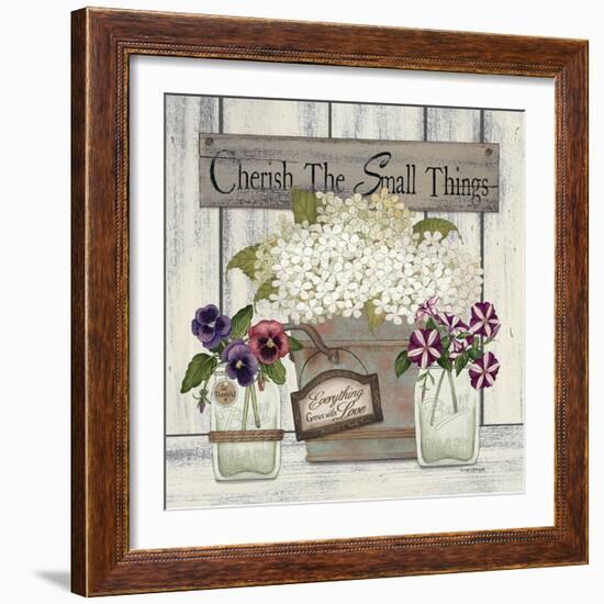 Cherish Flowers-Linda Spivey-Framed Art Print