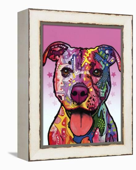 Cherish the Pitbull-Dean Russo-Framed Premier Image Canvas