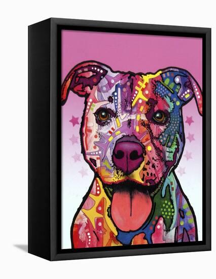 Cherish the Pitbull-Dean Russo-Framed Premier Image Canvas