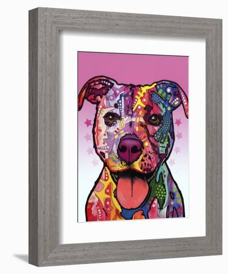 Cherish the Pitbull-Dean Russo-Framed Giclee Print