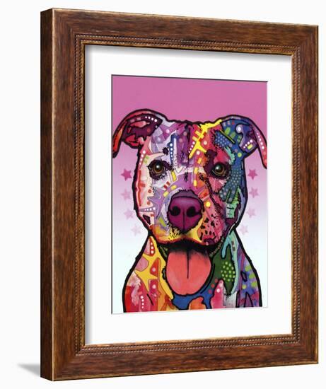 Cherish the Pitbull-Dean Russo-Framed Giclee Print