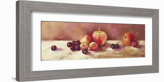 Cherries and Apples-Nel Whatmore-Framed Art Print