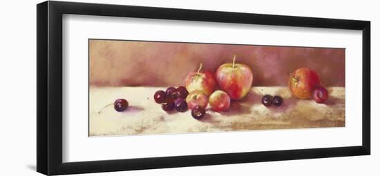 Cherries and Apples-Nel Whatmore-Framed Art Print