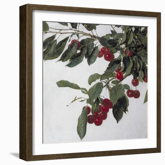 Cherries, c.1883-Henri Fantin-Latour-Framed Giclee Print