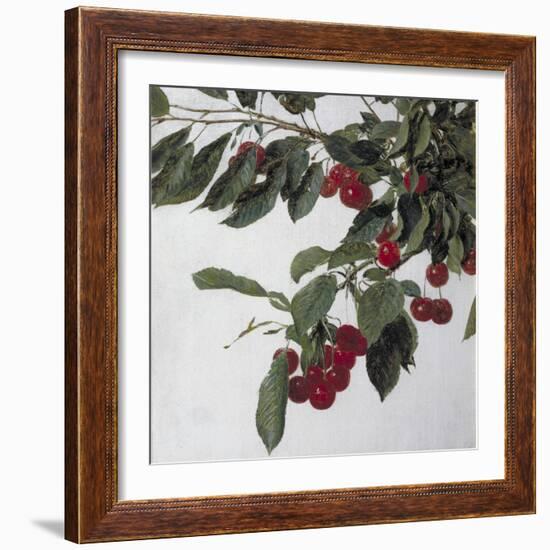 Cherries, c.1883-Henri Fantin-Latour-Framed Giclee Print