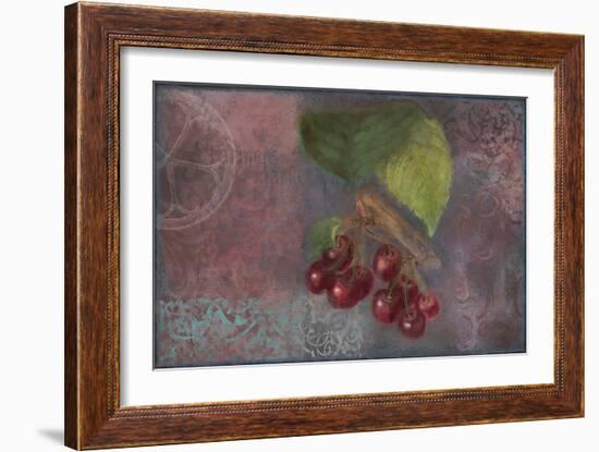 Cherries - Fruit Series-Cora Niele-Framed Giclee Print