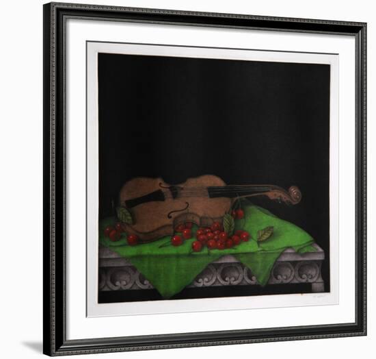 Cherry and Violine-Tomoe Yokoi-Framed Collectable Print