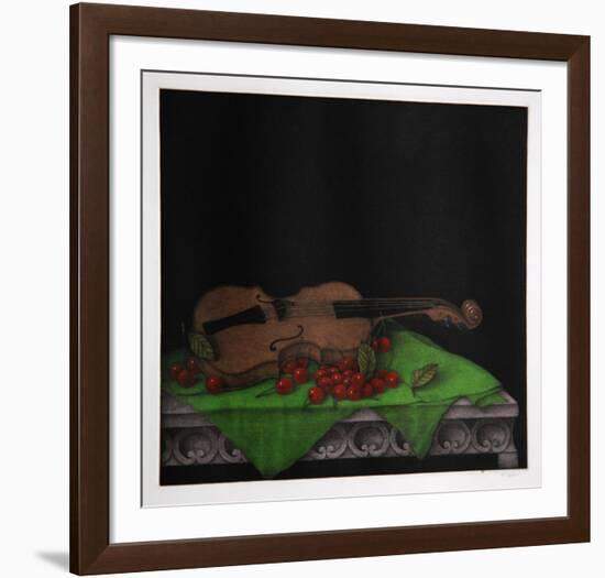 Cherry and Violine-Tomoe Yokoi-Framed Collectable Print