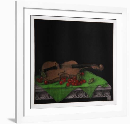 Cherry and Violine-Tomoe Yokoi-Framed Collectable Print