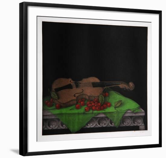 Cherry and Violine-Tomoe Yokoi-Framed Collectable Print