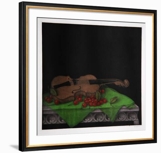 Cherry and Violine-Tomoe Yokoi-Framed Collectable Print