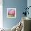 Cherry Blooms II-Blue Fish-Framed Art Print displayed on a wall