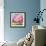 Cherry Blooms II-Blue Fish-Framed Art Print displayed on a wall