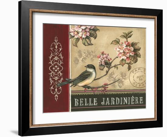 Cherry Blossom Bird-Kimberly Poloson-Framed Art Print