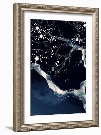 Cherry Blossom Branch-Incado-Framed Art Print